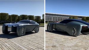 Rolls Royce 103EX, cea mai futuristă mașină a momentului! Ce se ascunde în spatele roților, pe lateral