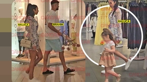Raluca Pastramă și fostul soț joacă dublu rol în războiul pentru copil. În instanță, cu ghearele scoase, la mall par o familie fericită!