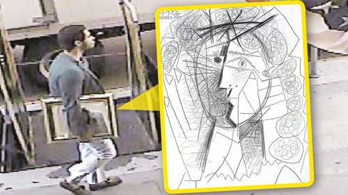 A sutit un Picasso in plina zi