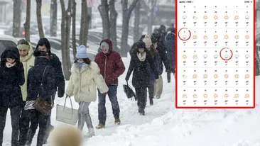 Meteorologii Accuweather au modificat prognoza: Ninge în aprilie în București și în toată România!