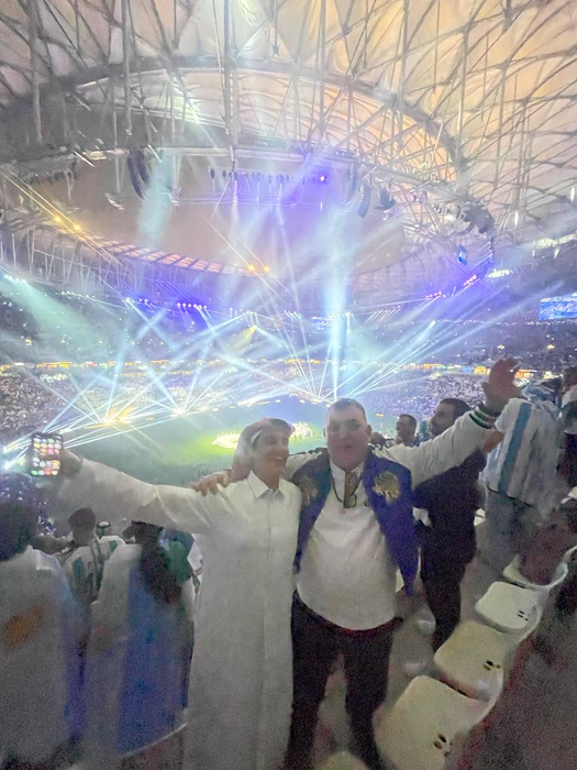 Nuredin Beinur, cu fiica la finala Cupei Mondiale din Qatar. Nu se uită la bani când vine vorba de Miruna!