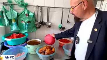 Ce a putut găsi Piedone în bucătăria unui catering din București: Ce pute aici?!