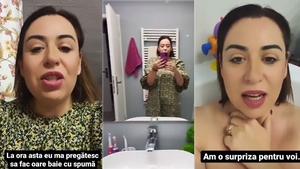 Cu multe kilograme în minus, Oana Roman s-a filmat dezbrăcată în cada cu spumă! A dezvăluit un secret: “Încep un proiect în televiziune” | VIDEO