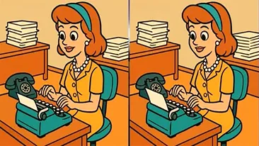 TEST IQ | Găsiți 3 diferențe între cele două femei din imagine! Geniile le identifică în 31 de secunde