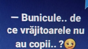 BANCUL ZILEI | De ce vrăjitoarele nu au copii