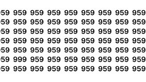 Iluzie optică virală | Găsiți numărul 999 în maximum 9 secunde!