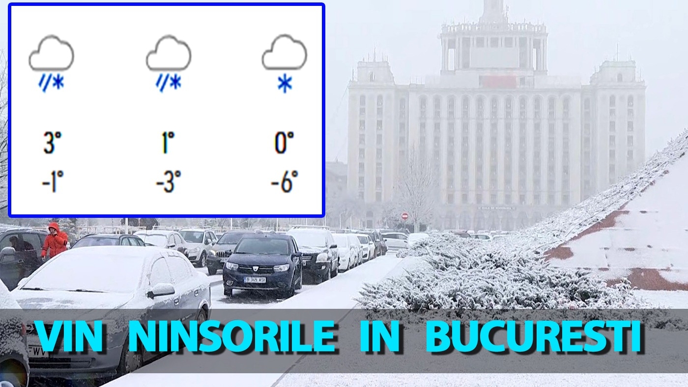 Meteorologii Accuweather anunță pe ce dată vin ninsorile în București, de fapt. Prognoza actualizată pentru iarna 2024/2025