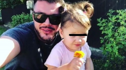 Victor Slav, fotografie de colecție alături de fetița lui: ”Îți seamănă perfect!”