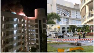 Un elicopter s-a prăbușit pe acoperișul unui hotel din Australia. Pilotul a murit!