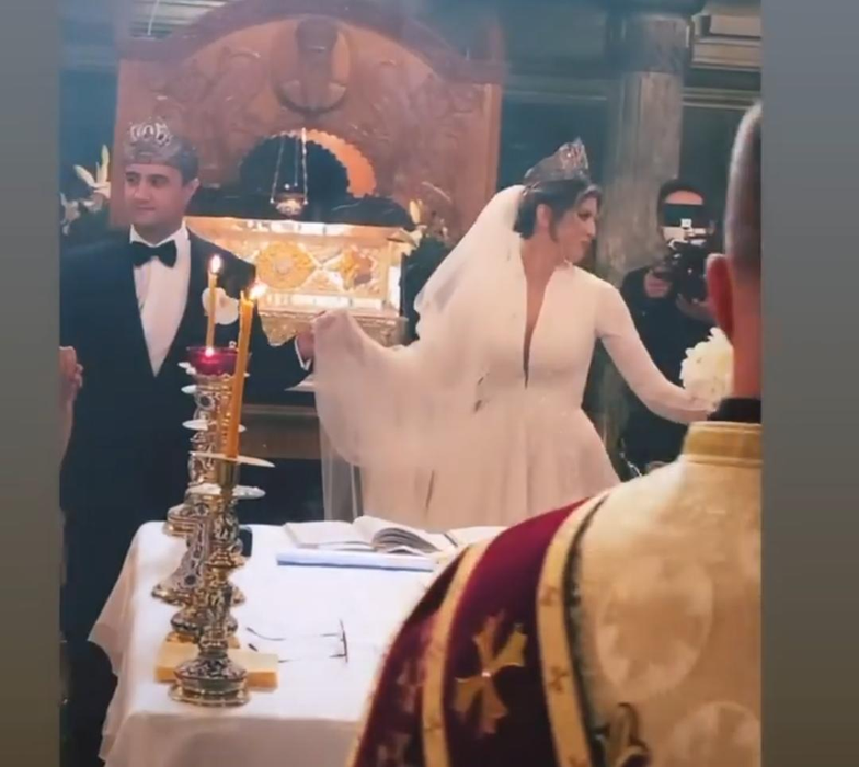 Cum a fost surprins Gigi Becali la nunta nepotului favorit! Milionarul a „încins” ringul de dans
