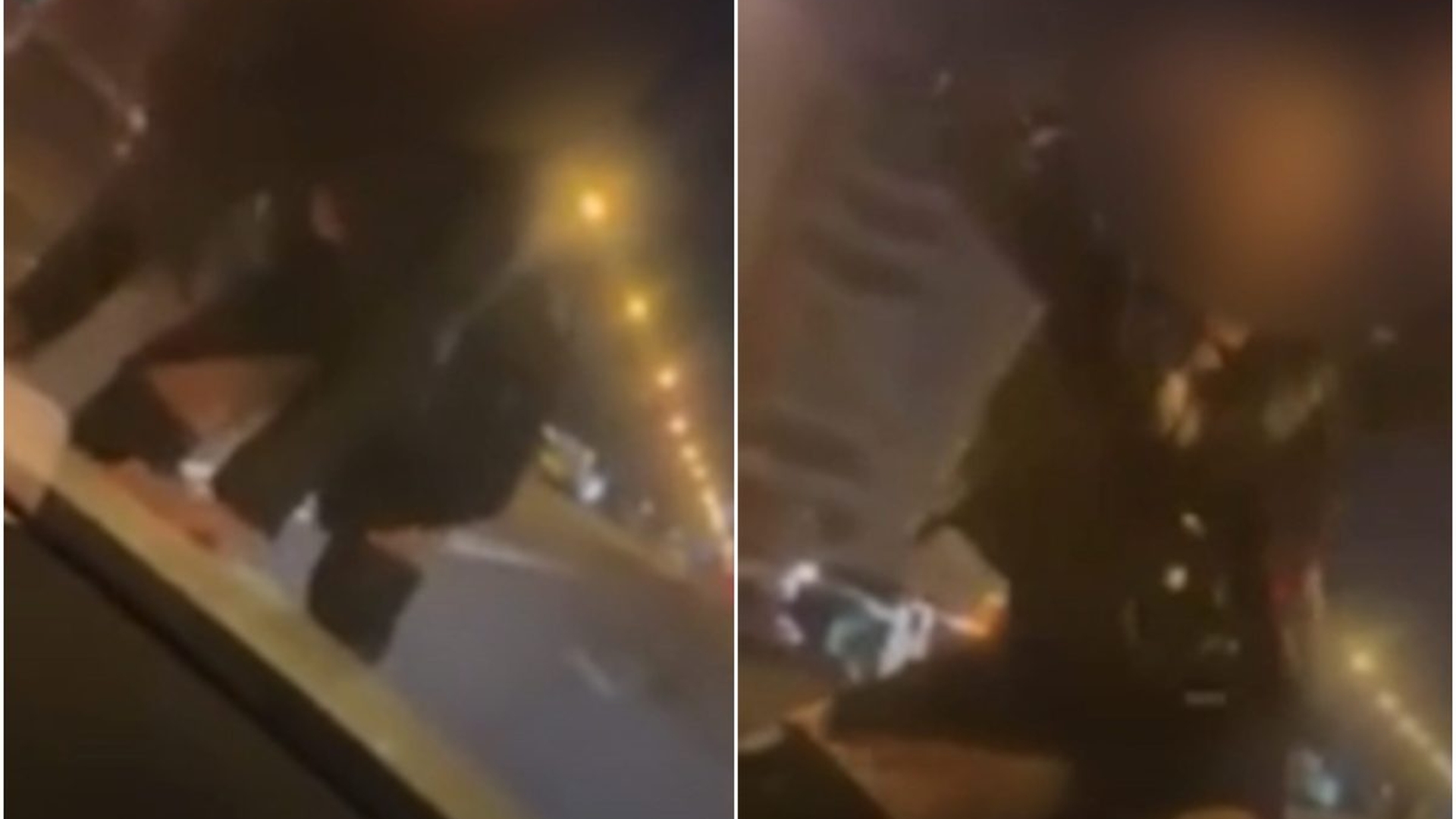 Scene incredibile s-au petrecut în traficul din Capitală! A dansat lasciv pe capotă, la semafor. Totul a fost filmat