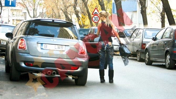 Marina Dina nu stie sa parcheze si plateste la coborare