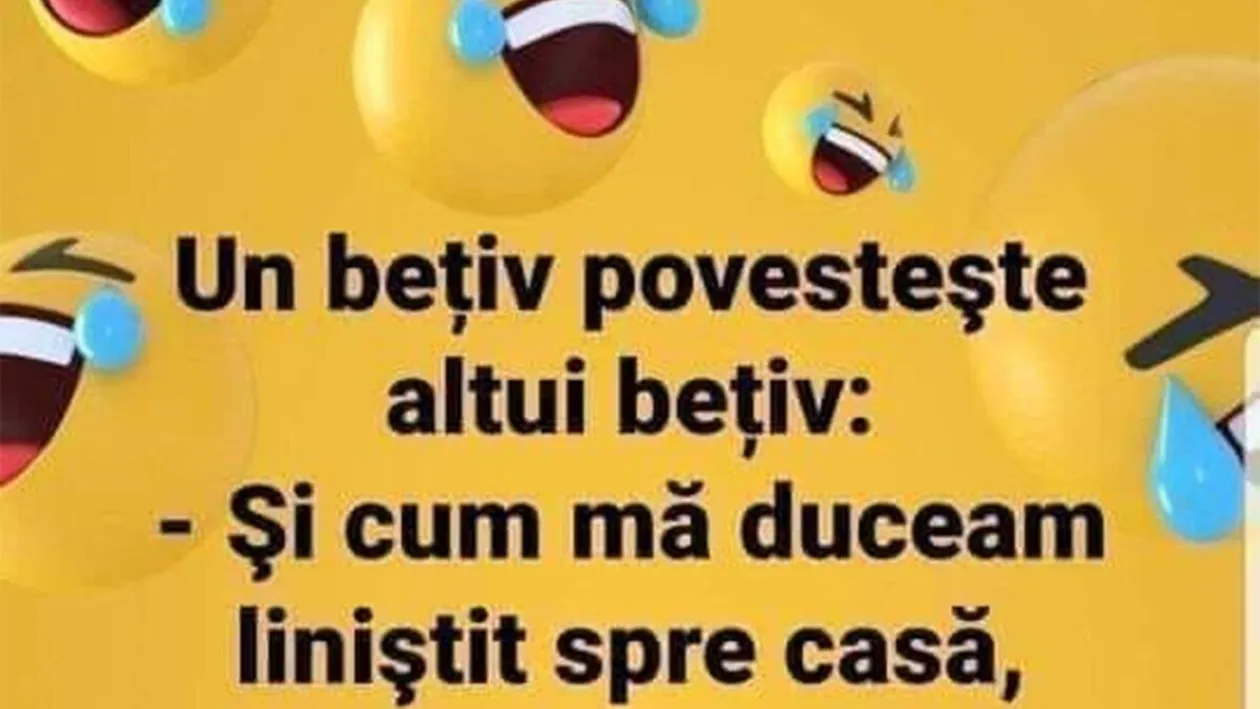 BANC | Ce îi spune un bețiv altui bețiv