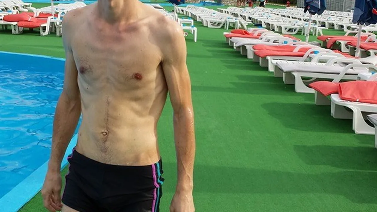 Imaginile astea te vor face sa vezi altfel viata! Transformarea socanta a unui tatic bolnav de cancer!