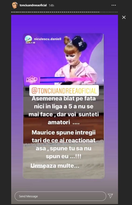 Daniel Niculescu l-a atacat pe Maurice Munteanu și s-a plâns la Bravo, ai stil! Gestul făcut de Andreea Tonciu după ce soțul ei l-a avertizat pe jurat să spună adevărul despre Alexandra Ungureanu