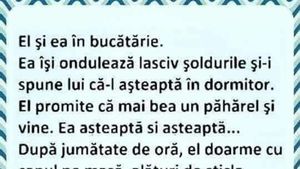 BANCUL ZILEI | El și ea, în bucătărie