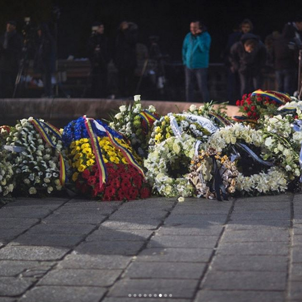 Imagini de la ceremonia funerară a Regelui Mihai I de la Palatul Regal
