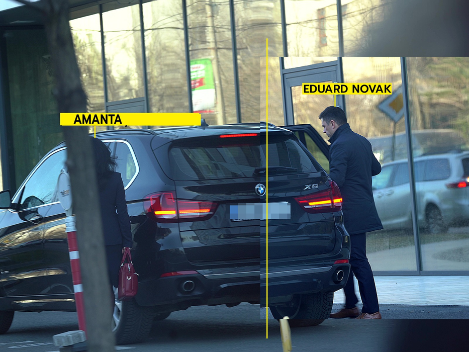 Ministrul intră în mașina în care urcă și amanta (Foto: CANCAN.RO)