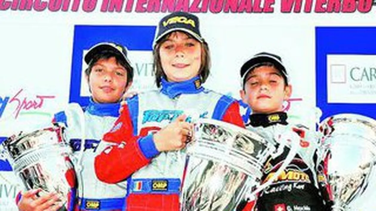Cel mai bun la karting. Dublu campion mondial, la 13 ani