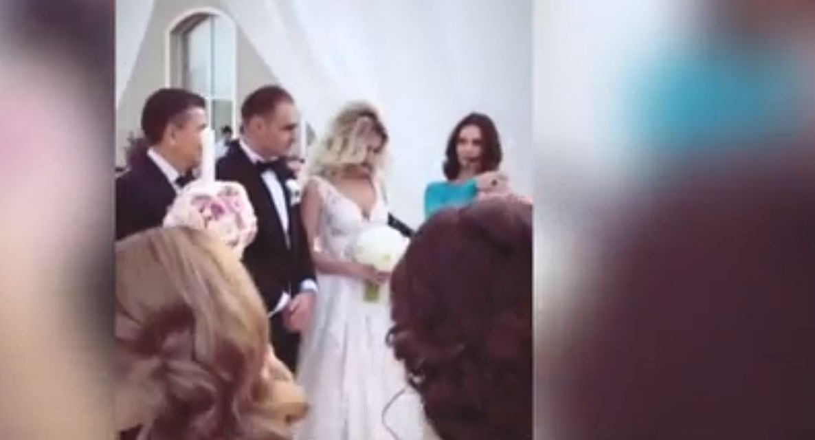Andreea Berecleanu a fost nașă la cununia unor prieteni