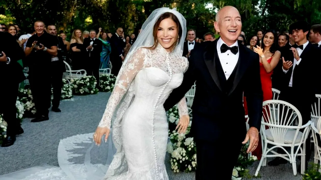 Lauren Sanchez, jefuită la nunta cu Jeff Bezos! Ce i-ar fi furat un „invitat îmbrăcat elegant, care a venit nechemat”
