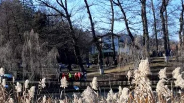 Cadavru descoperit în lacul Noua din Braşov! Victima se afla sub un strat de gheaţă