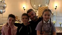 David Beckham a împlinit 43 de ani! Micuța Harper i-a transmis un mesaj emoționant