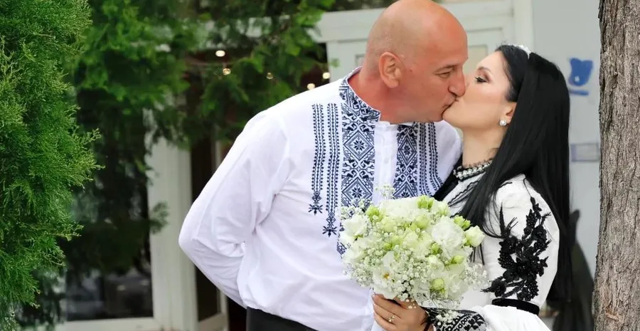 Cristian Caloeanu și soția lui