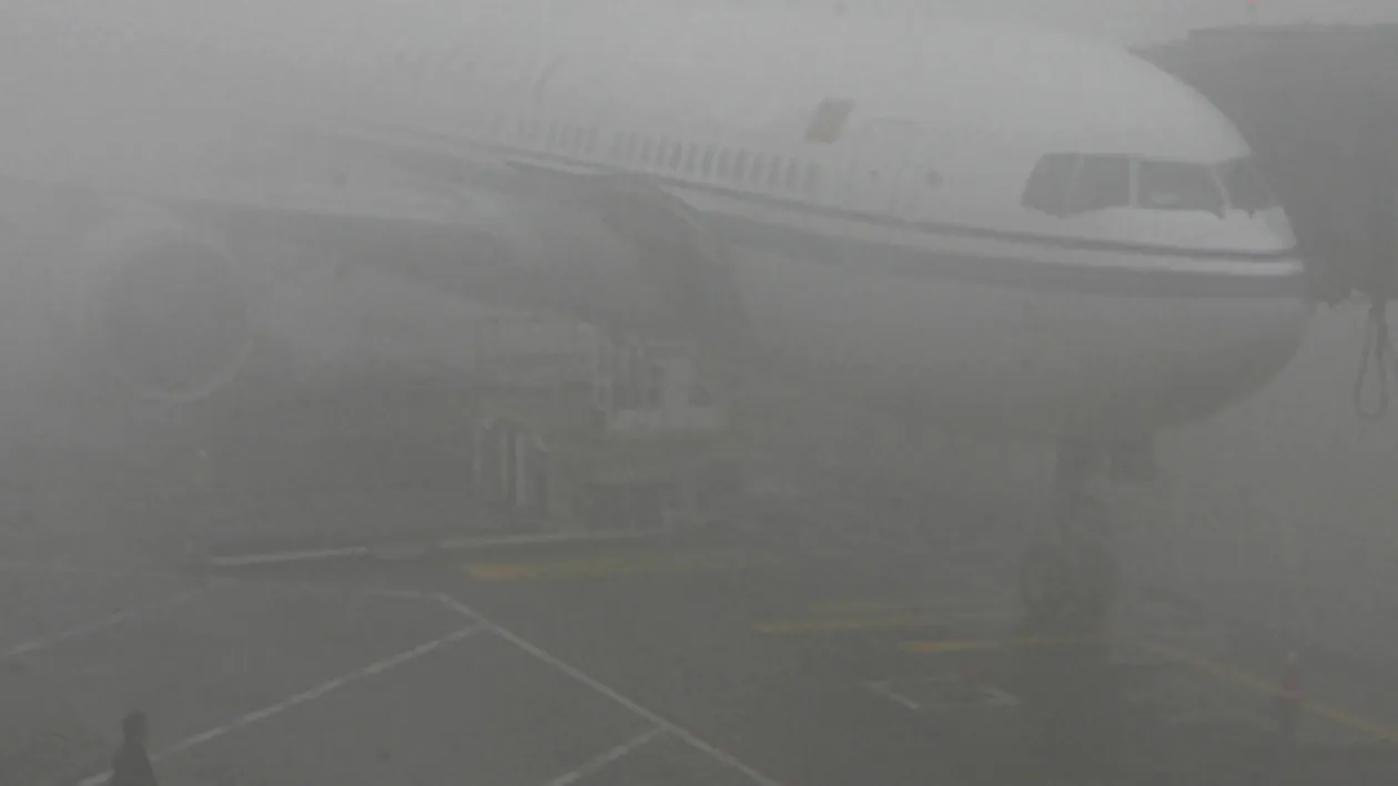 Sase curse aeriene au fost intarziate pe aeroportul din Cluj!