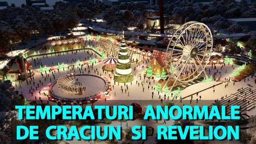 Vremea o ia razna de Crăciun și de Revelion în București. Temperaturi anormale de Sărbători, potrivit meteorologilor EaseWeather
