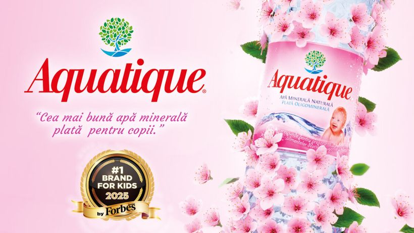 (P) Aquatique a fost votată din nou ”Cea mai bună apă minerală plată pentru copii”