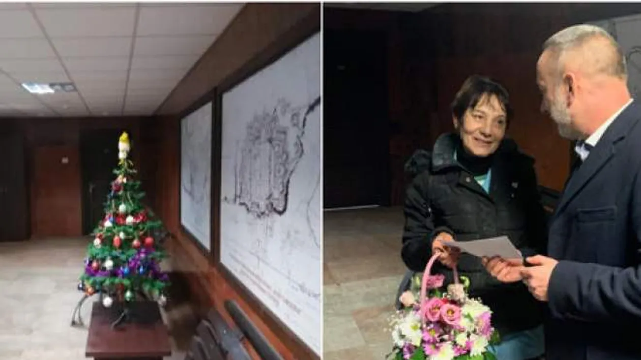 Doamna Lenuța, îngrijitoarea toaletei publice din Cetatea Alba Carolina, a fost premiată