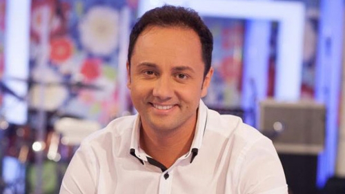"Te credeam bărbat serios!" Măruta, fotografiat in culisele "Dansez" alaturi de Catrinel Menghia! Vezi ce-i face manechinul