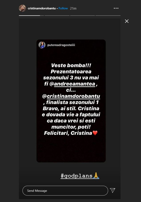 Andreea Mantea, înlocuită la Puterea Dragostei! EA este noua prezentatoare a show-ului de la Kanal D: “Sunt nerăbdătoare să îi cunosc pe concurenți…”