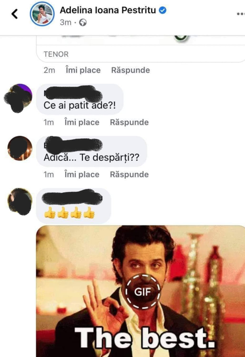 Adelina Pestriţu şi-a indus fanii în eroare, după un mesaj trist: “Te desparţi?”