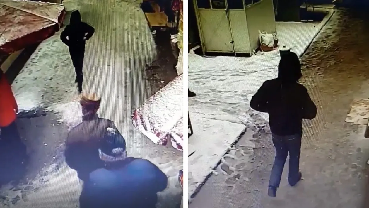 Noi imagini cu autorul jafului de la banca din Craiova. Atacatorul e încă liber | VIDEO