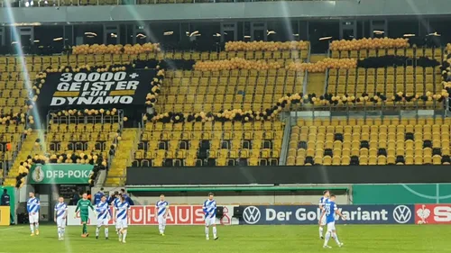 Dynamo Dresda, 72 de mii de bilete vândute într-un stadion gol