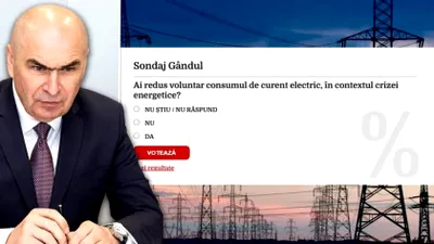 „Ai redus voluntar consumul de CURENT electric, în contextul crizei energetice?” Ce au răspuns românii