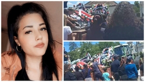 Anda, tânăra de 23 de ani ucisă de Emil Gânj a fost înmormântată. Imaginile durerii!
