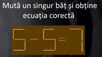 Test de inteligență | Ecuația 5-5=7 poate fi rezolvată printr-o mutare simplă. Ți-ai dat seama care este?