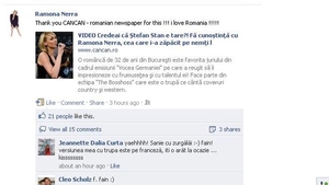 Ramona Nerra, cea care i-a impresionat pe nemti la "Vocea Germaniei", ii multumeste ziarului CANCAN!
