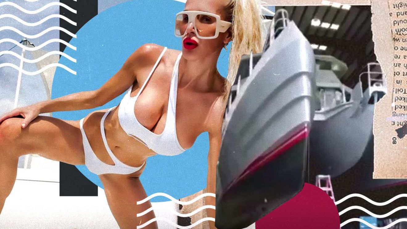 Primele imagini cu fabulosul iaht  al miliardarei Aneta de la Miami