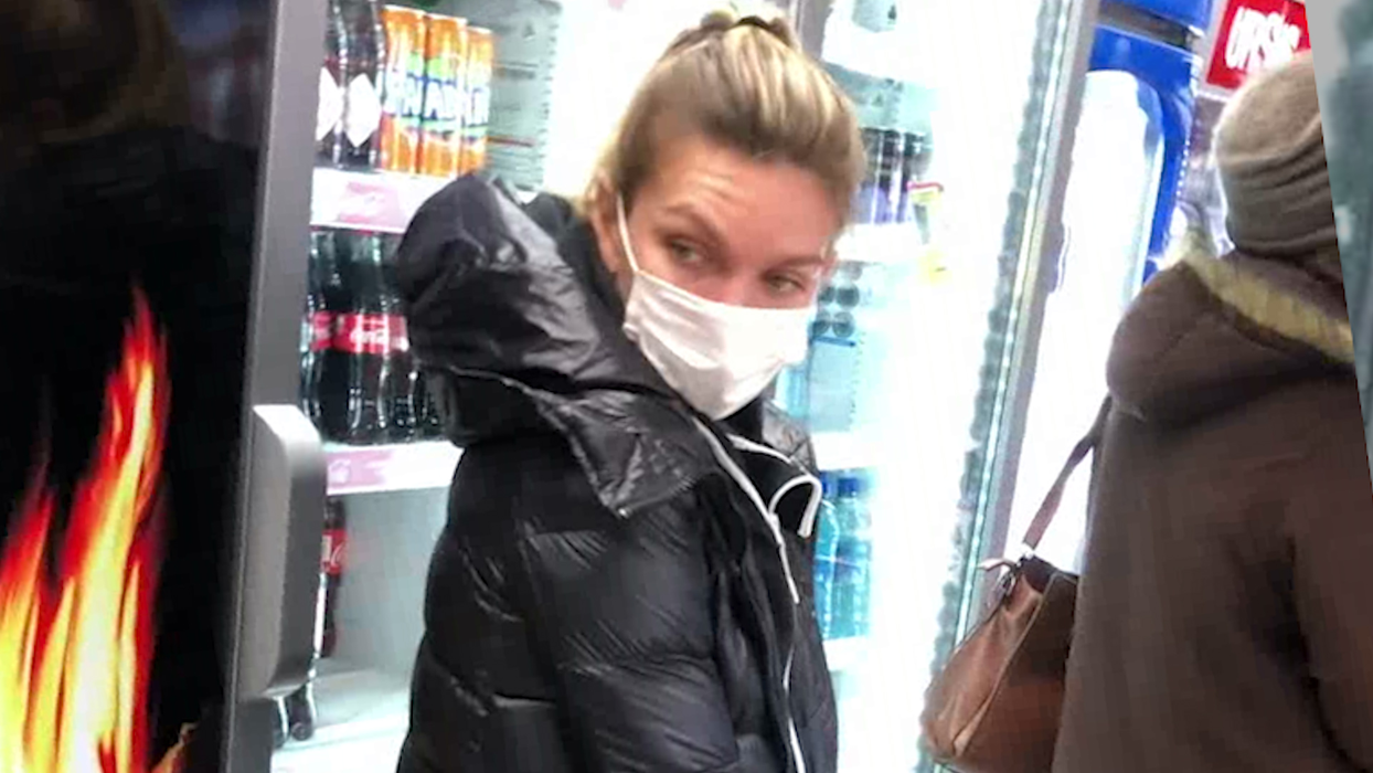 Super-Simo, „undercover” la magazin