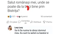 BANC | Salut românașii mei, unde se poate da la b**i bine prin Bistrița? Ce comentariu i-a lăsat nevasta