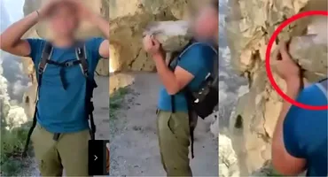 Amendă de 1,014,600 de lei pentru un turist. Gestul pe care l-a făcut pe marginea unei râpe