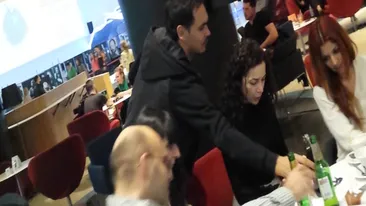 Repercusiuni in familie dupa ce a agresat o stewardeza! Cum a fost filmat Razvan, dupa ce sotia a aflat din presa ce a facut!