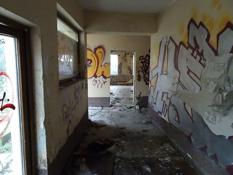 Clădirea în care funcţiona clubul BioBio se află, acum, în paragină