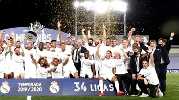 Real Madrid a câștigat al 34-lea titlu de campioană a Spaniei! Vezi AICI ce a declarat Zidane după triumf!