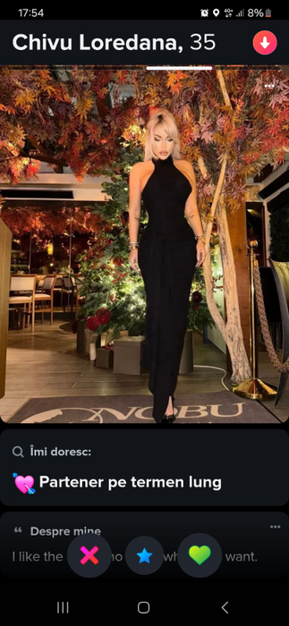 Loredana Chivu, activă pe o aplicație de dating
