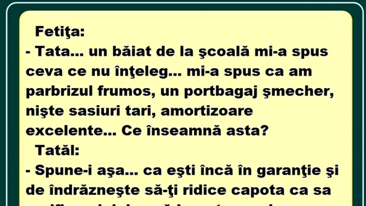 BANC | Tată, un băiat la școală mi-a spus ceva ce nu înțeleg